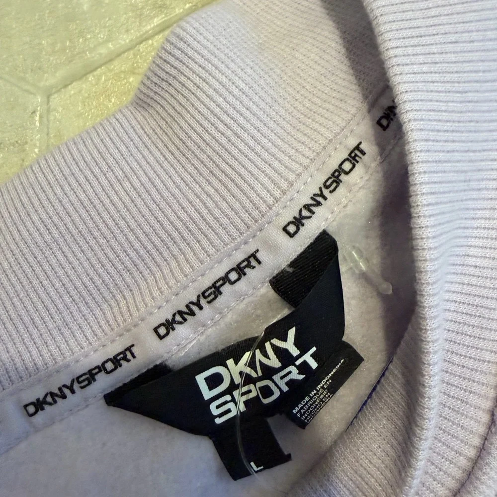 DKNY Lavender Women's Crewneck Sweater - Picture 2 of 8